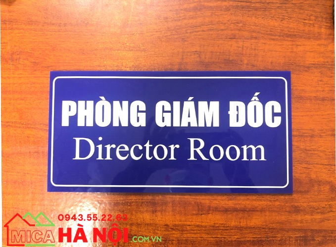 Biển phòng giám đốc Biển phòng giám đốc