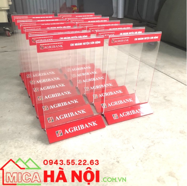 Menu mica chữ V agribank Menu mica chữ V agribank